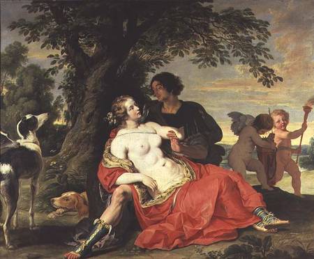 Venus and Adonis from J. Janssens