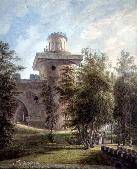 View of the Picturesque Park and Observatory at Tsarskoye Selo from J. Tearnof