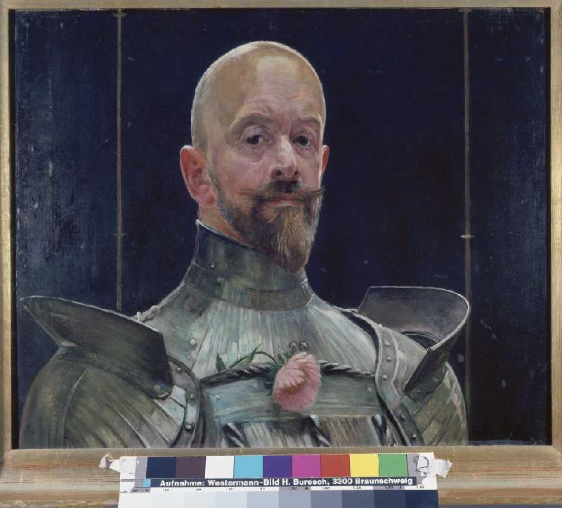 Self-portrait in the armour from Jacek Malczewski