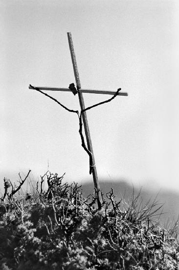 The cross in the mountains (Tribute to C.D.Friedrich)
