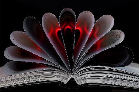 In the heart of a book ...