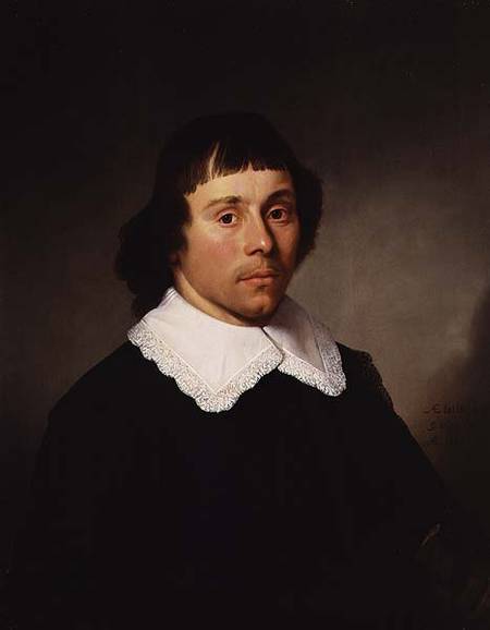 Portrait of a Young Man, in a Black Costume with a White Lace Collar from Jacob Cuyp