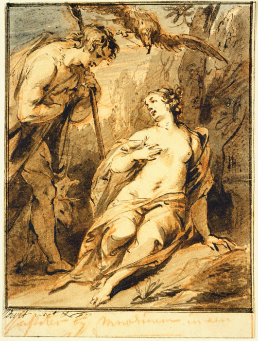 Jupiter and Mnemosyne from Jacob de Wit