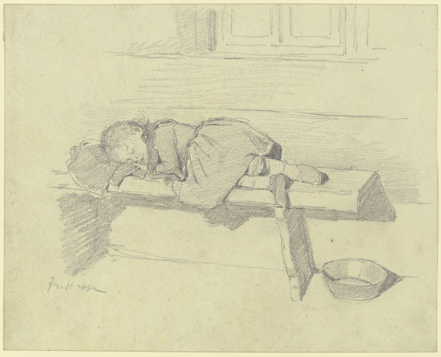 Sleeping child from Jacob Happ