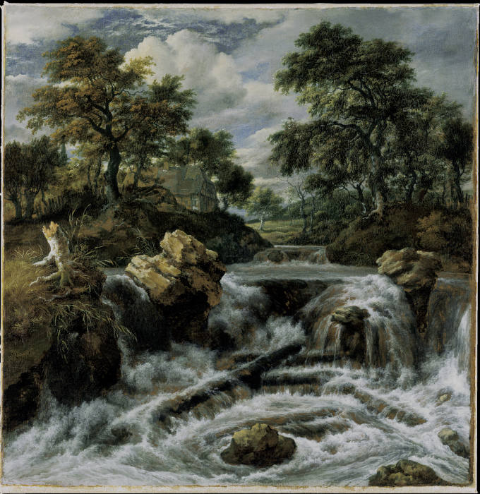 Waterfall in the Foothills ("Norwegian Waterfall") from Jacob Isaacksz. van Ruisdael