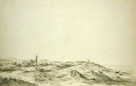 The Dunes at Wijk aan Zee from Jacob Isaacksz van Ruisdael