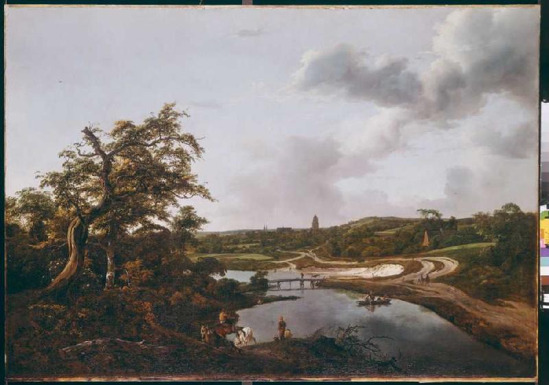 River shore from Jacob Isaacksz van Ruisdael
