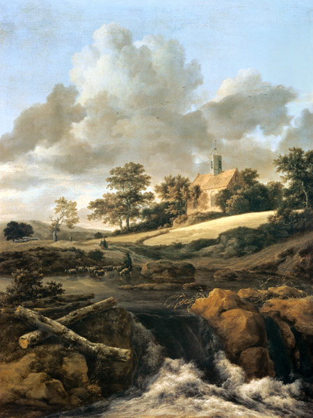 Landscape with a stream from Jacob Isaacksz van Ruisdael