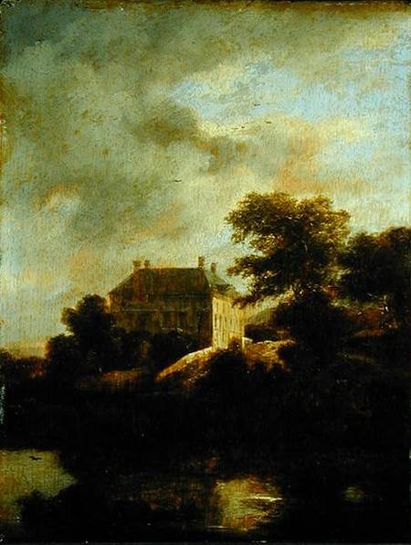 Landscape with country house from Jacob Isaacksz van Ruisdael