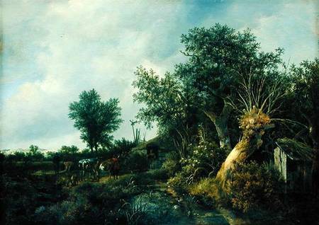 Landscape with a Hut from Jacob Isaacksz van Ruisdael