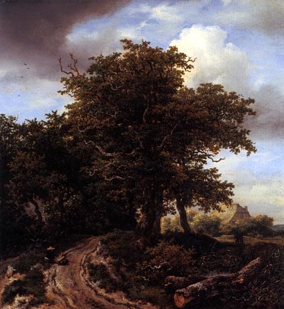 Way with hikers from Jacob Isaacksz van Ruisdael