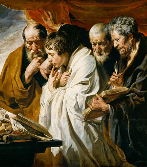 The four evangelists from Jacob Jordaens