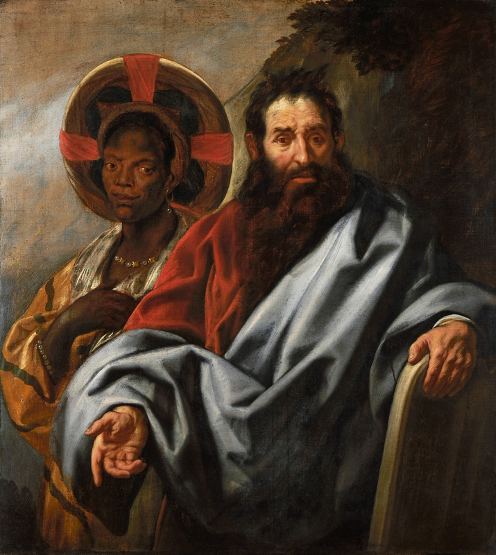 Moses and his Ethiopian wife Zipporah from Jacob Jordaens