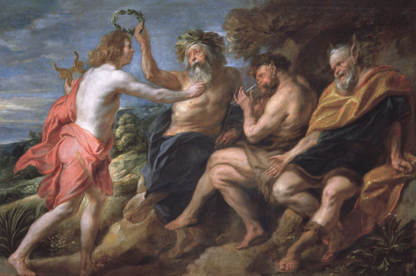 J.Jordaens / Apollo as victor over Pan from Jacob Jordaens