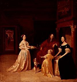 Dutch family from Jacob Ochtervelt