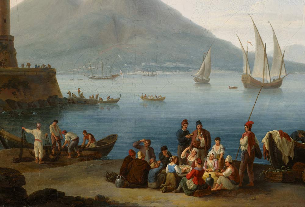 Hafen von Neapel (Detail) from Jacob Philipp Hackert