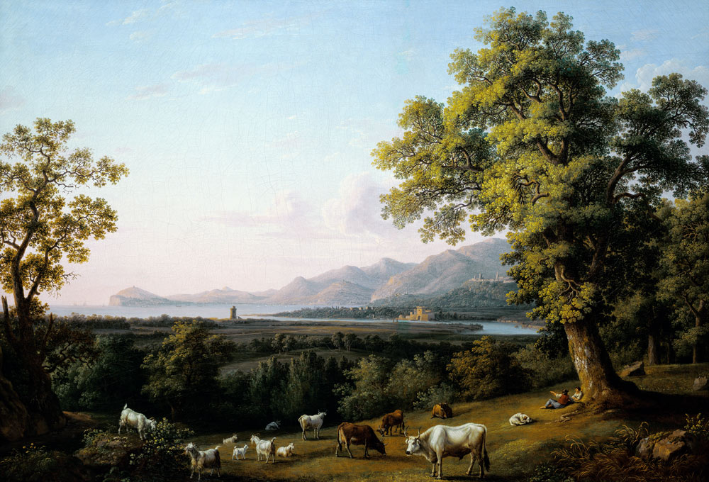 Mündung des Garigliano und Golf von Gaeta from Jacob Philipp Hackert