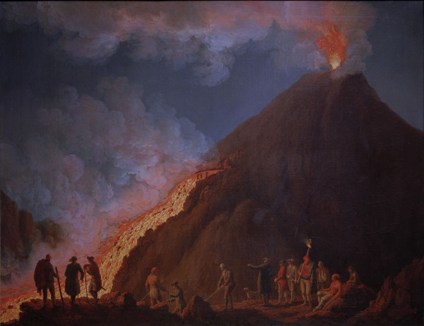 Vesuvius , Eruption from Jacob Philipp Hackert