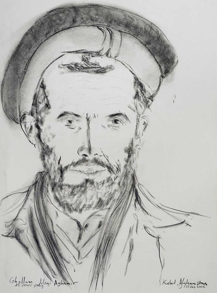 Ghallam Jilani Aghamir, 15th February 2002 (pencil on paper)  from Jacob  Sutton