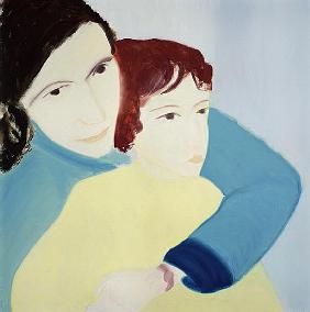 Radmila and Claude Sutton, 1989 (oil on canvas) 