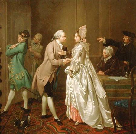The Betrothal from Jacobus Buys