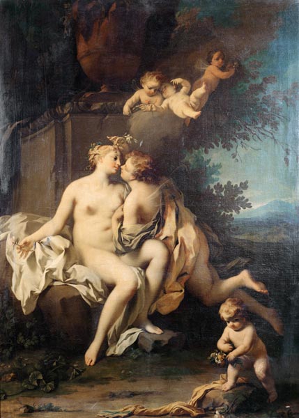 Cupid and Psyche from Jacopo Amigoni