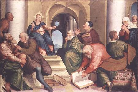 Christ among the Doctors from Jacopo Bassano