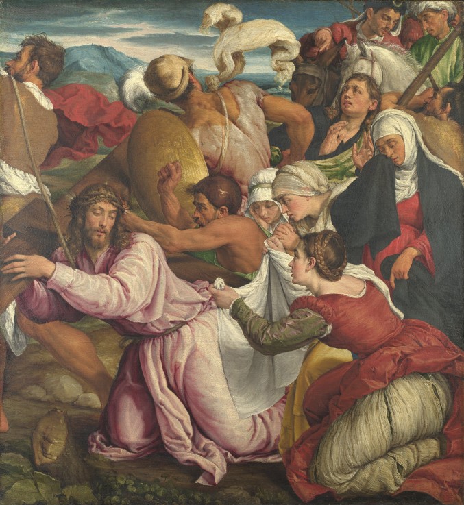 The Way to Calvary from Jacopo Bassano