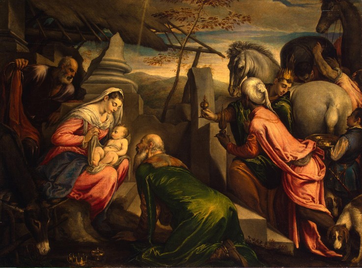 The Adoration of the Magi from Jacopo Bassano