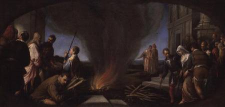 Tamar led to the Stake from Jacopo Bassano