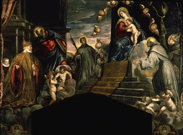 Andrea Grittin worshipping / Tintoretto from Jacopo Robusti Tintoretto