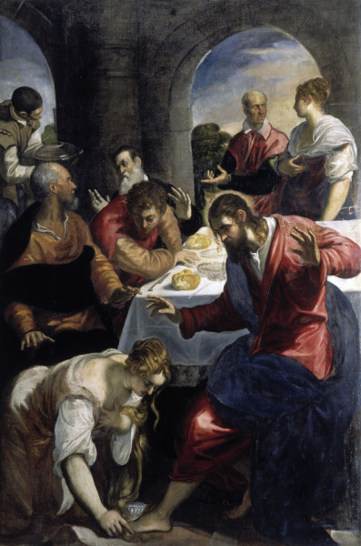Banquet in house of Simon / Tintoretto from Jacopo Robusti Tintoretto