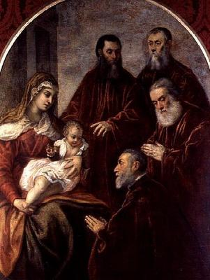 Madonna and Child with Senators from Jacopo Robusti Tintoretto