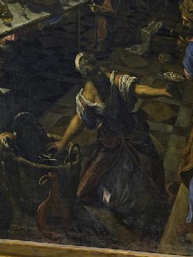 Tintoretto, Abendmahl, Ausschnitt