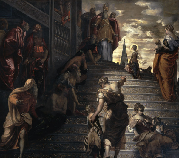 Tintoretto / Mary in the Temple from Jacopo Robusti Tintoretto