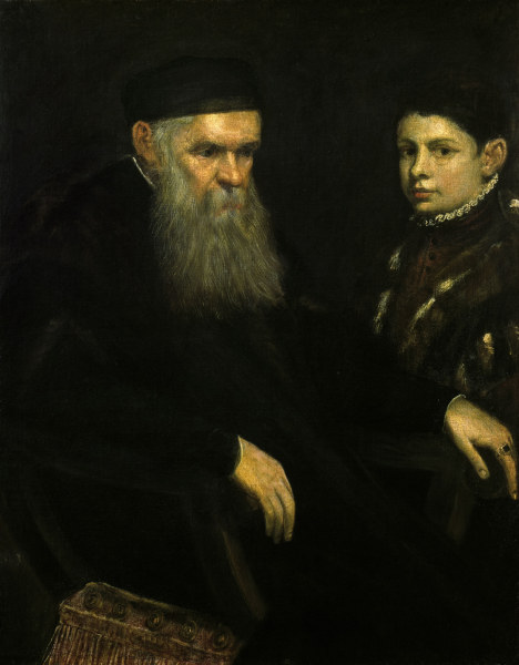 Tintoretto, Alter Mann und Knabe from Jacopo Robusti Tintoretto