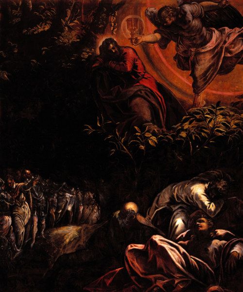 Tintoretto, Christ at Mount of Olives from Jacopo Robusti Tintoretto