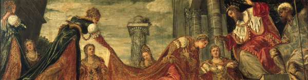 Tintoretto, Esther before Ahasuerus from Jacopo Robusti Tintoretto