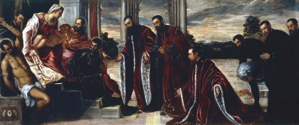 Tintoretto, Madonna of the Treasury from Jacopo Robusti Tintoretto