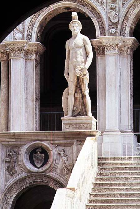 Mars, colossal statue from Jacopo Sansovino