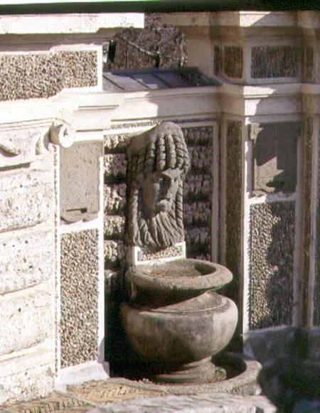 Fountain, designed from Jacopo Vignola