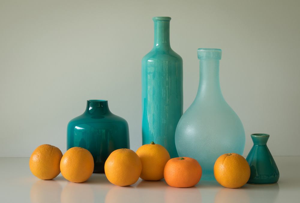 Blue with Oranges from Jacqueline Hammer