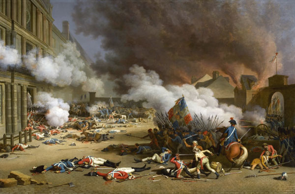 The insurrection of the 10 August 1792 from Jacques Bertaux
