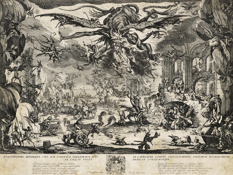 The Temptation of Saint Anthony from Jacques Callot