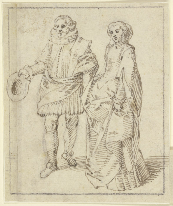 Ein Kavalier mit seiner Dame from Jacques Callot