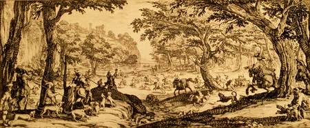 The Great Hunt from Jacques Callot