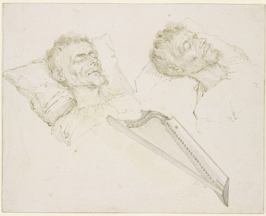 Karel van Mander on his Deathbed from Jacques de Gheyn II