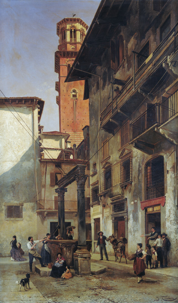 Via Mazzanti, Verona from Jacques François Carabain