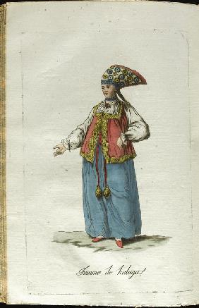 A Maiden from Kaluga in Festive Dress