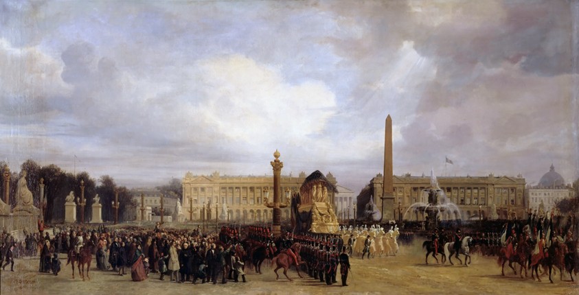 The Funeral Cortege of Napoleon I Passing Through the Place de la Concorde 15 December 1840 from Jacques Guiaud